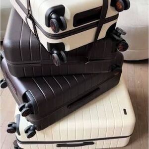 ISO away espresso brown suitcase